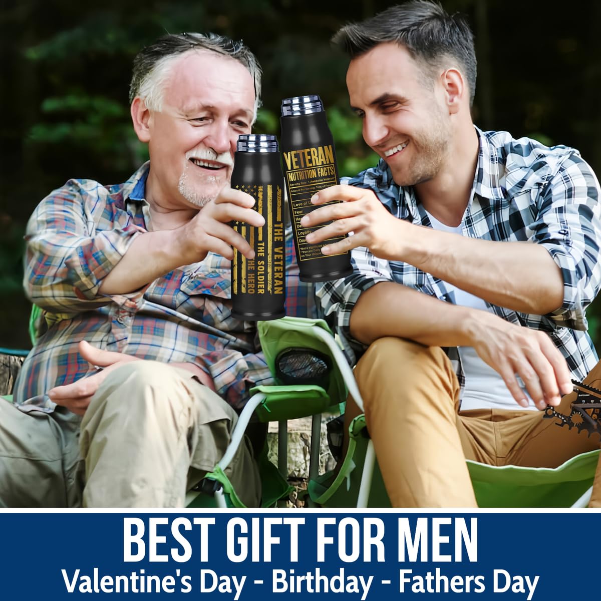 Veteran Gifts – Veteran Tumbler, Tumbler for Veterans, Army, Navy, Air Force, Marine Corps – Fathers Day, Birthday, Veterans Day Gift for Men, Him