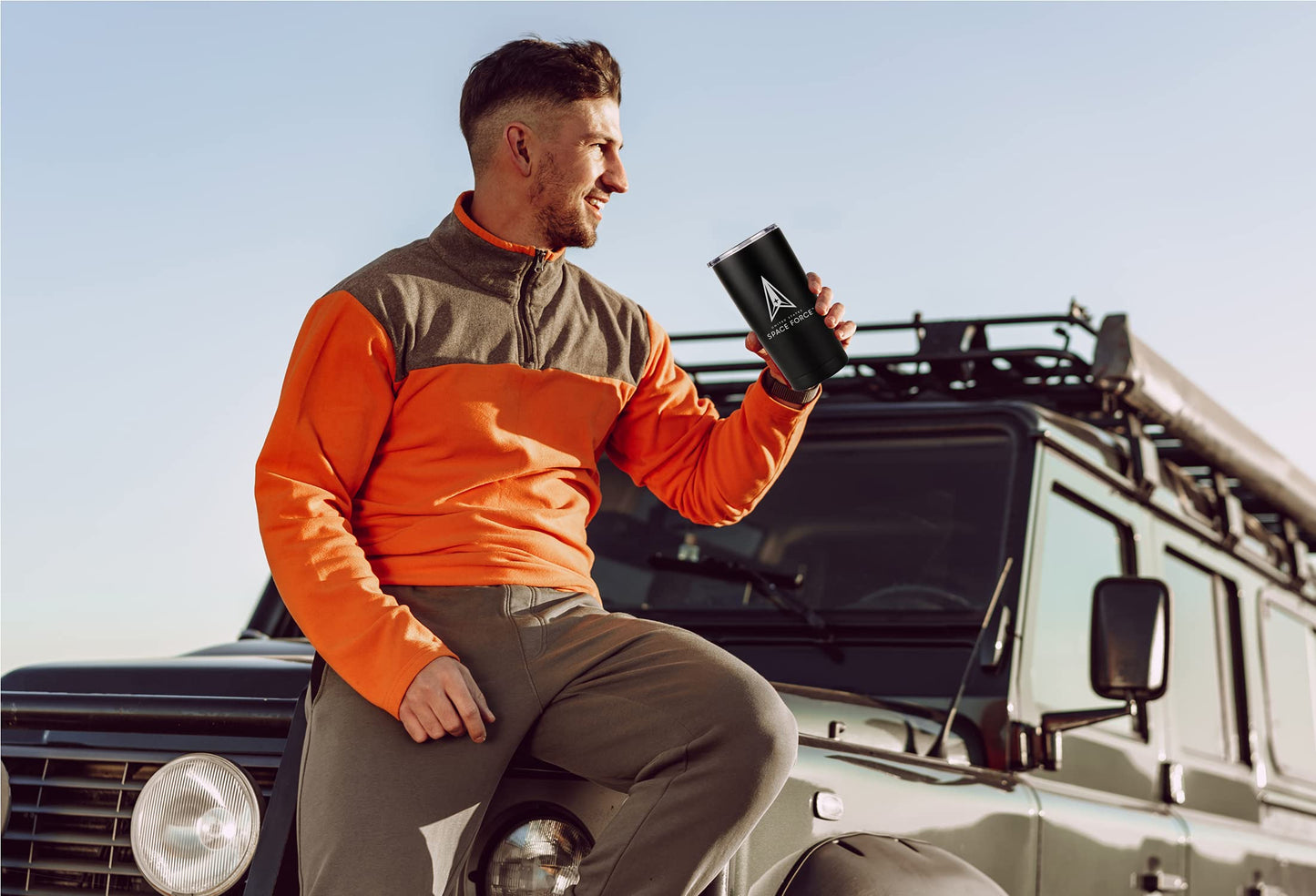 Military Gift Shop 20oz Army Green Tumbler – Double Wall Vacuum Insulated Stainless Steel US Army Green Tumbler– Army Gifts