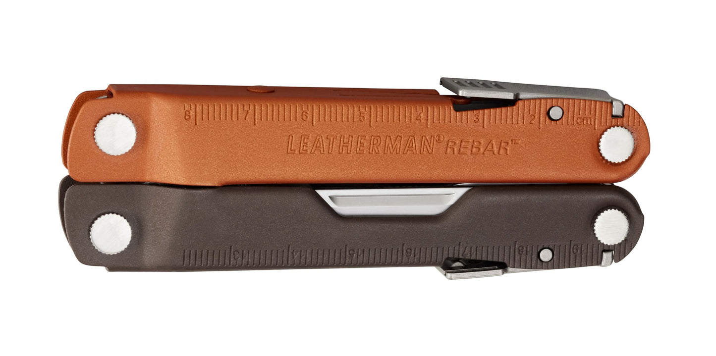 LEATHERMAN, Rebar Multitool with Premium Replaceable Wire Cutters and Saw, Coyote Tan with Nylon Sheath