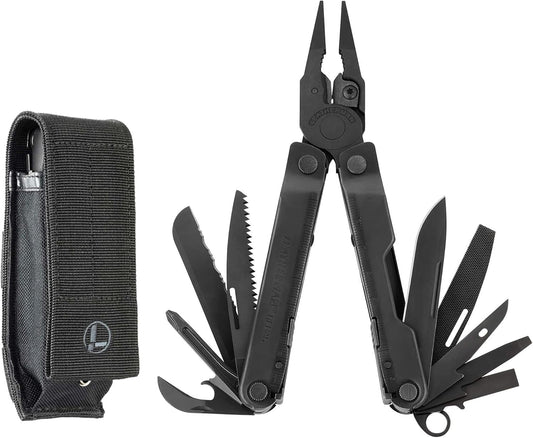 LEATHERMAN, Rebar Multitool with Premium Replaceable Wire Cutters and Saw, Coyote Tan with Nylon Sheath