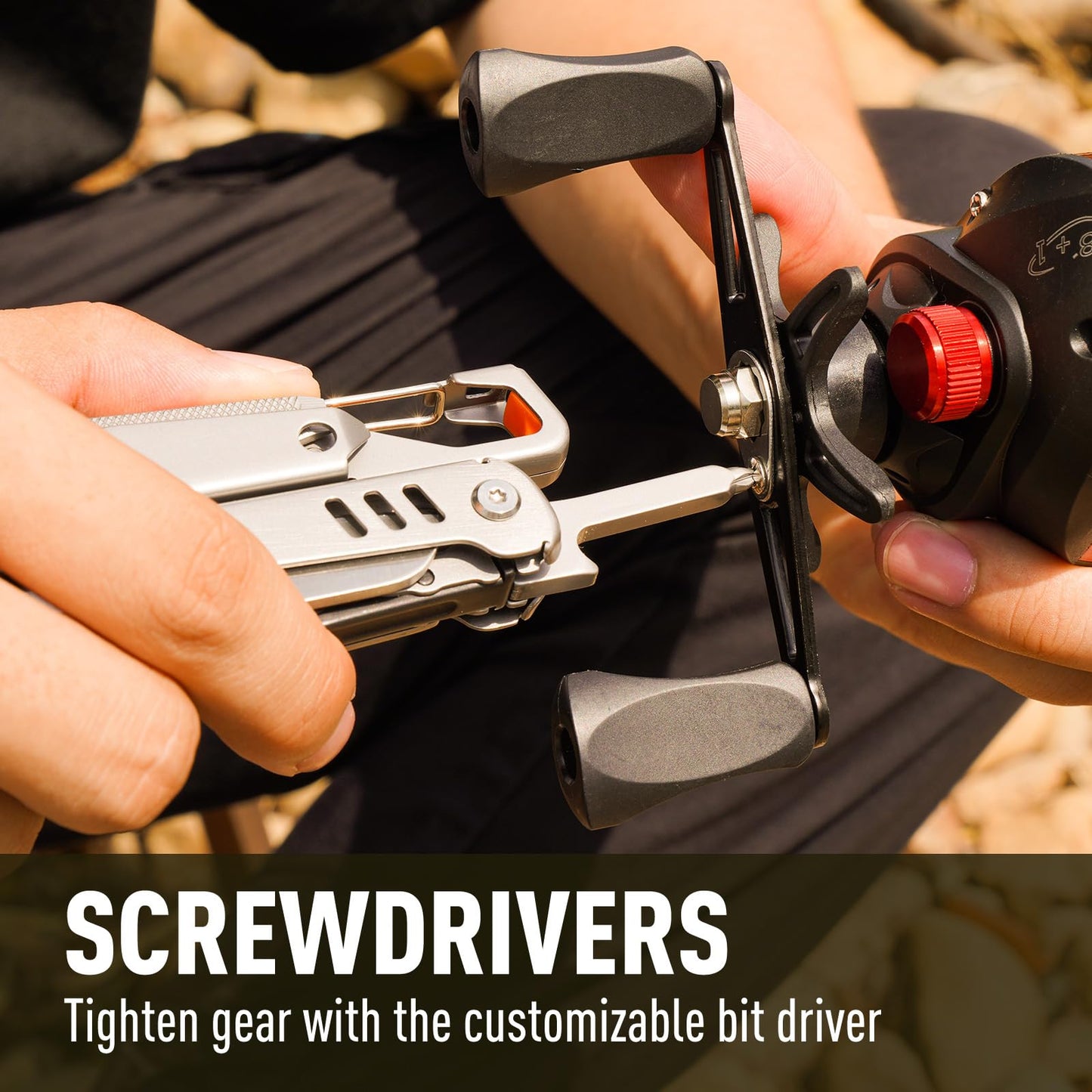 Multitool, 17-in-1 Stainless Steel Multi Tool Pliers with Self-Locking, Pocket Knife, Nylon Sheath, Professional (EDC) Multi-Tool for Survival, Camping and Hunting, Hiking, Simple Repair