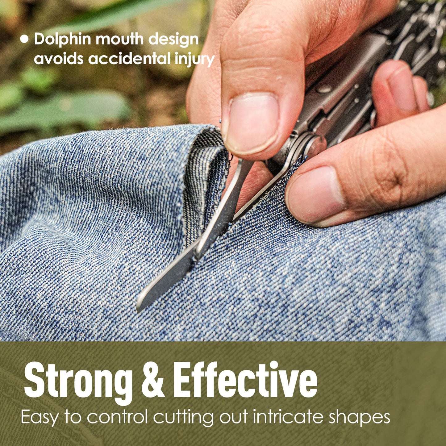 Multitool, 17-in-1 Stainless Steel Multi Tool Pliers with Self-Locking, Pocket Knife, Nylon Sheath, Professional (EDC) Multi-Tool for Survival, Camping and Hunting, Hiking, Simple Repair