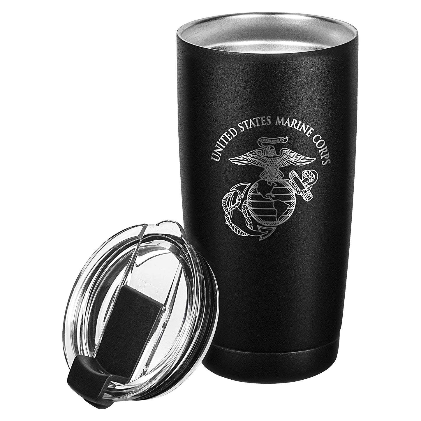 Military Gift Shop 20oz Army Green Tumbler – Double Wall Vacuum Insulated Stainless Steel US Army Green Tumbler– Army Gifts