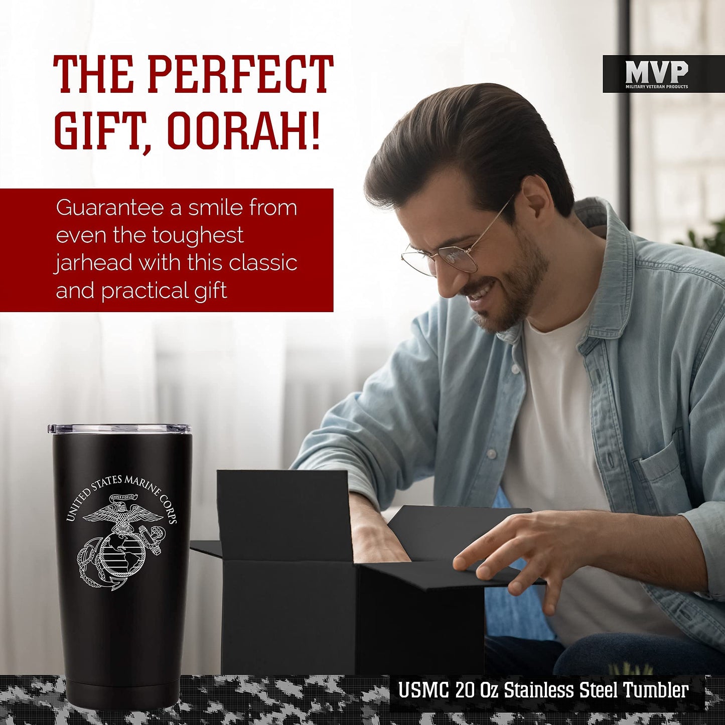 Military Gift Shop 20oz Army Green Tumbler – Double Wall Vacuum Insulated Stainless Steel US Army Green Tumbler– Army Gifts