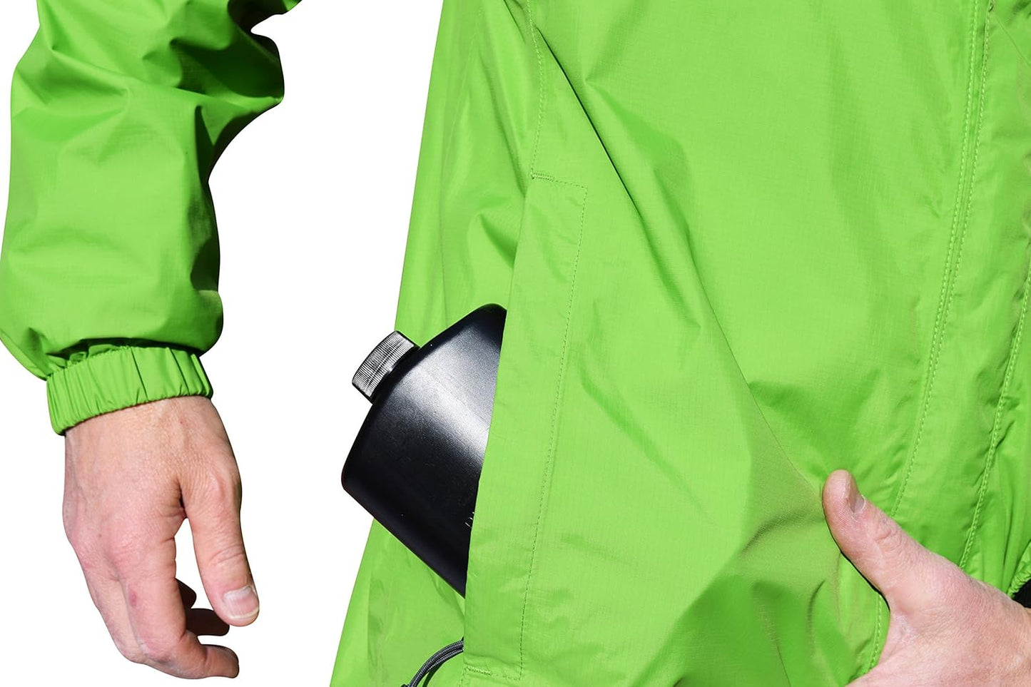 SportFlask Fighter Pilot Flask Great for Concerts, Fishing, Skiing, Backpacking, Hiking - 16oz US Military Issue Plastic Flask BPA Free Made in USA(Black)