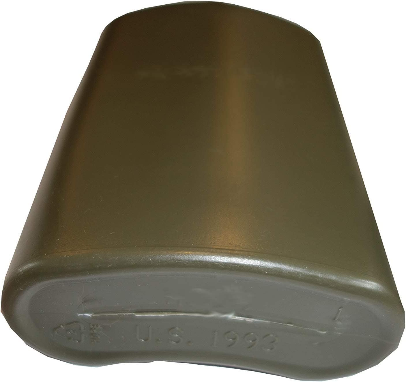 SportFlask Fighter Pilot Flask Great for Concerts, Fishing, Skiing, Backpacking, Hiking - 16oz US Military Issue Plastic Flask BPA Free Made in USA(Black)