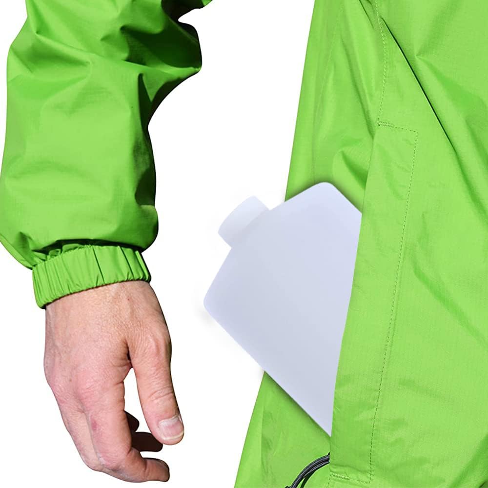 SportFlask Fighter Pilot Flask Great for Concerts, Fishing, Skiing, Backpacking, Hiking - 16oz US Military Issue Plastic Flask BPA Free Made in USA(Black)