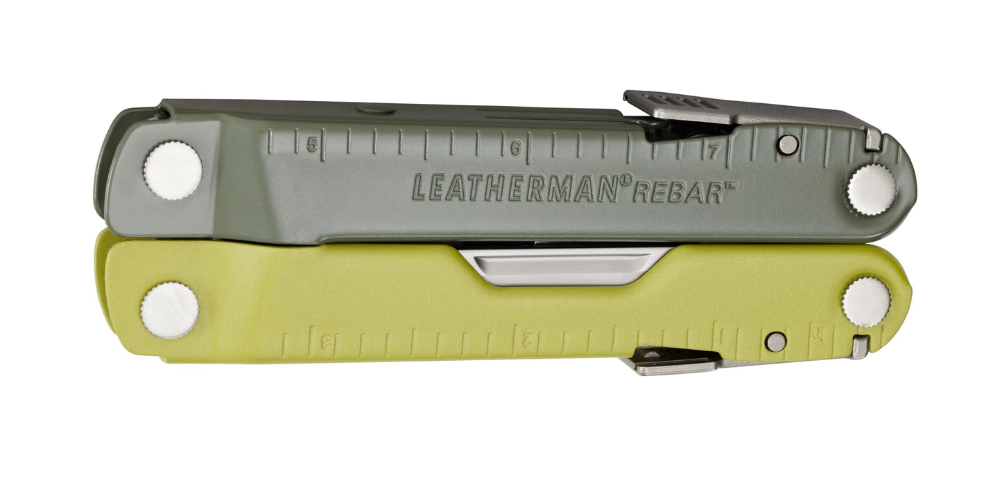 LEATHERMAN, Rebar Multitool with Premium Replaceable Wire Cutters and Saw, Coyote Tan with Nylon Sheath