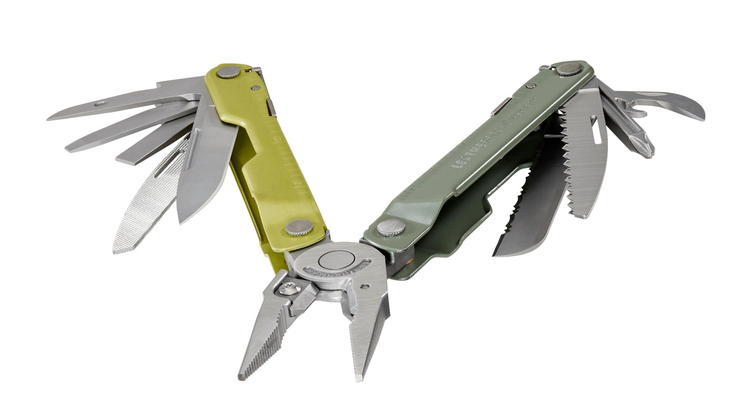 LEATHERMAN, Rebar Multitool with Premium Replaceable Wire Cutters and Saw, Coyote Tan with Nylon Sheath