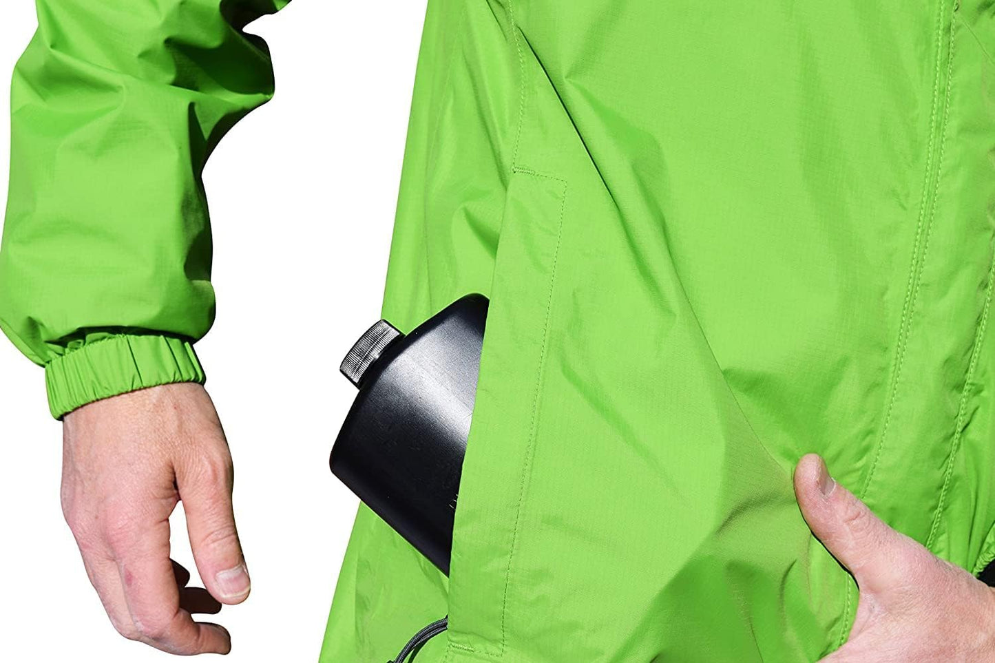 SportFlask Fighter Pilot Flask Great for Concerts, Fishing, Skiing, Backpacking, Hiking - 16oz US Military Issue Plastic Flask BPA Free Made in USA(Black)