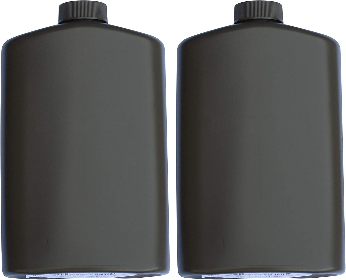 SportFlask Fighter Pilot Flask Great for Concerts, Fishing, Skiing, Backpacking, Hiking - 16oz US Military Issue Plastic Flask BPA Free Made in USA(Black)