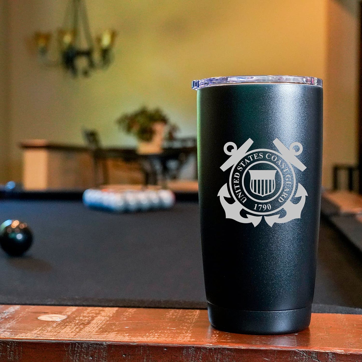 Military Gift Shop 20oz Army Green Tumbler – Double Wall Vacuum Insulated Stainless Steel US Army Green Tumbler– Army Gifts