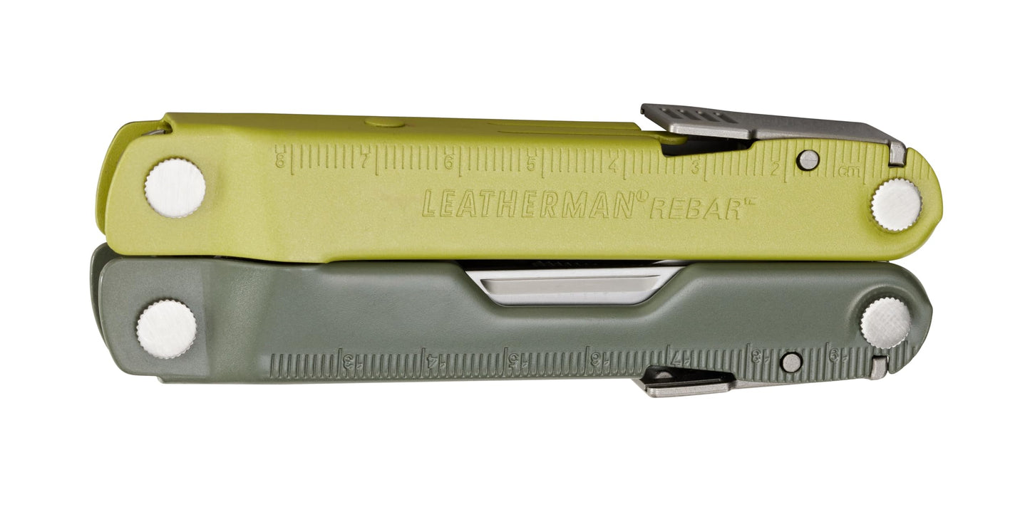 LEATHERMAN, Rebar Multitool with Premium Replaceable Wire Cutters and Saw, Coyote Tan with Nylon Sheath