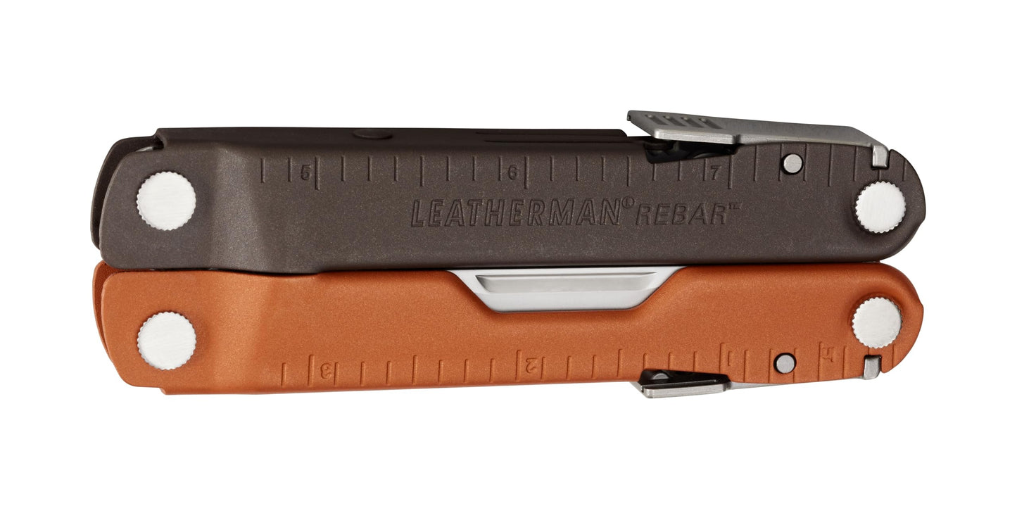 LEATHERMAN, Rebar Multitool with Premium Replaceable Wire Cutters and Saw, Coyote Tan with Nylon Sheath