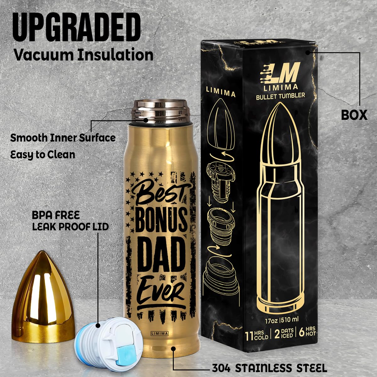 Veteran Gifts – Veteran Tumbler, Tumbler for Veterans, Army, Navy, Air Force, Marine Corps – Fathers Day, Birthday, Veterans Day Gift for Men, Him