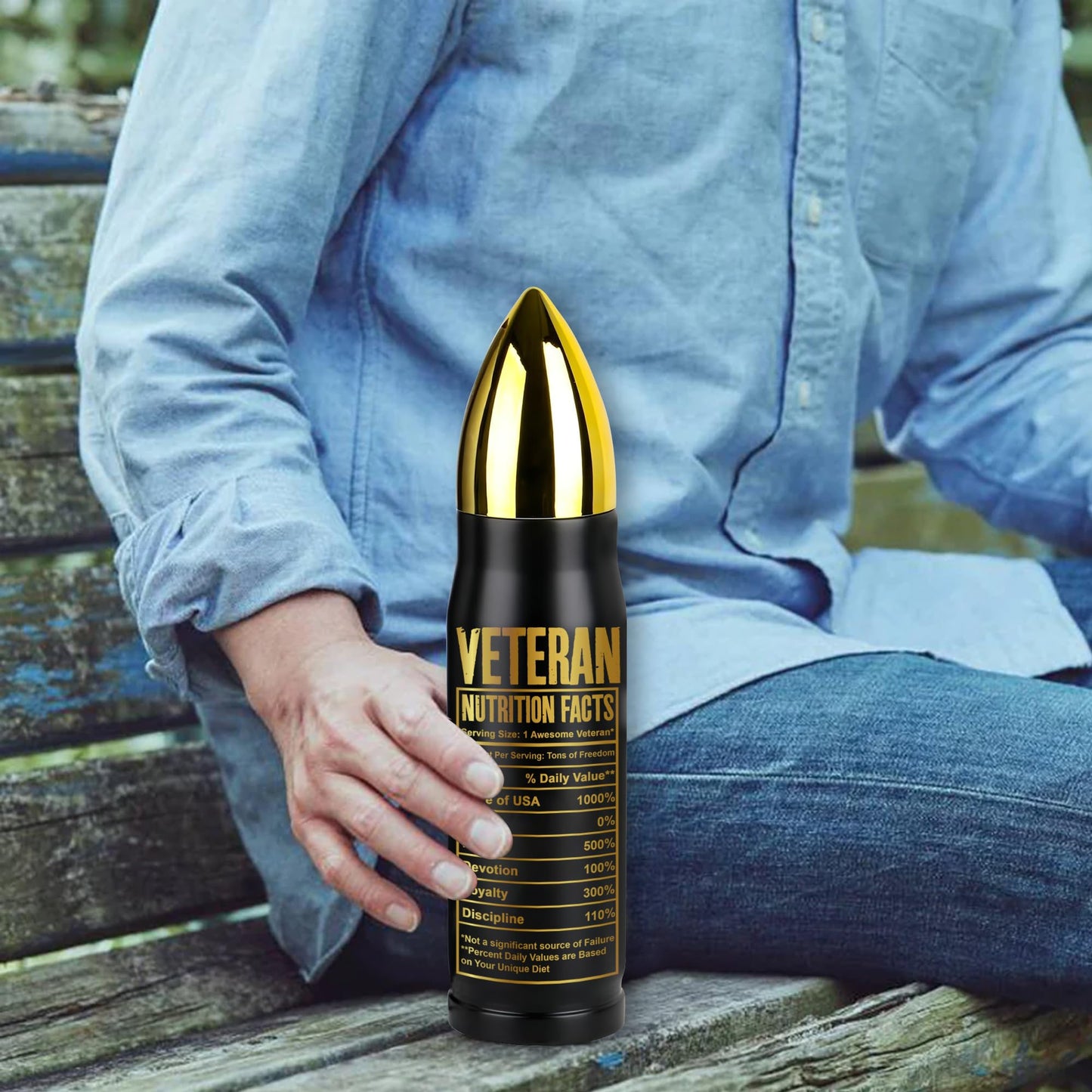 Veteran Gifts – Veteran Tumbler, Tumbler for Veterans, Army, Navy, Air Force, Marine Corps – Fathers Day, Birthday, Veterans Day Gift for Men, Him