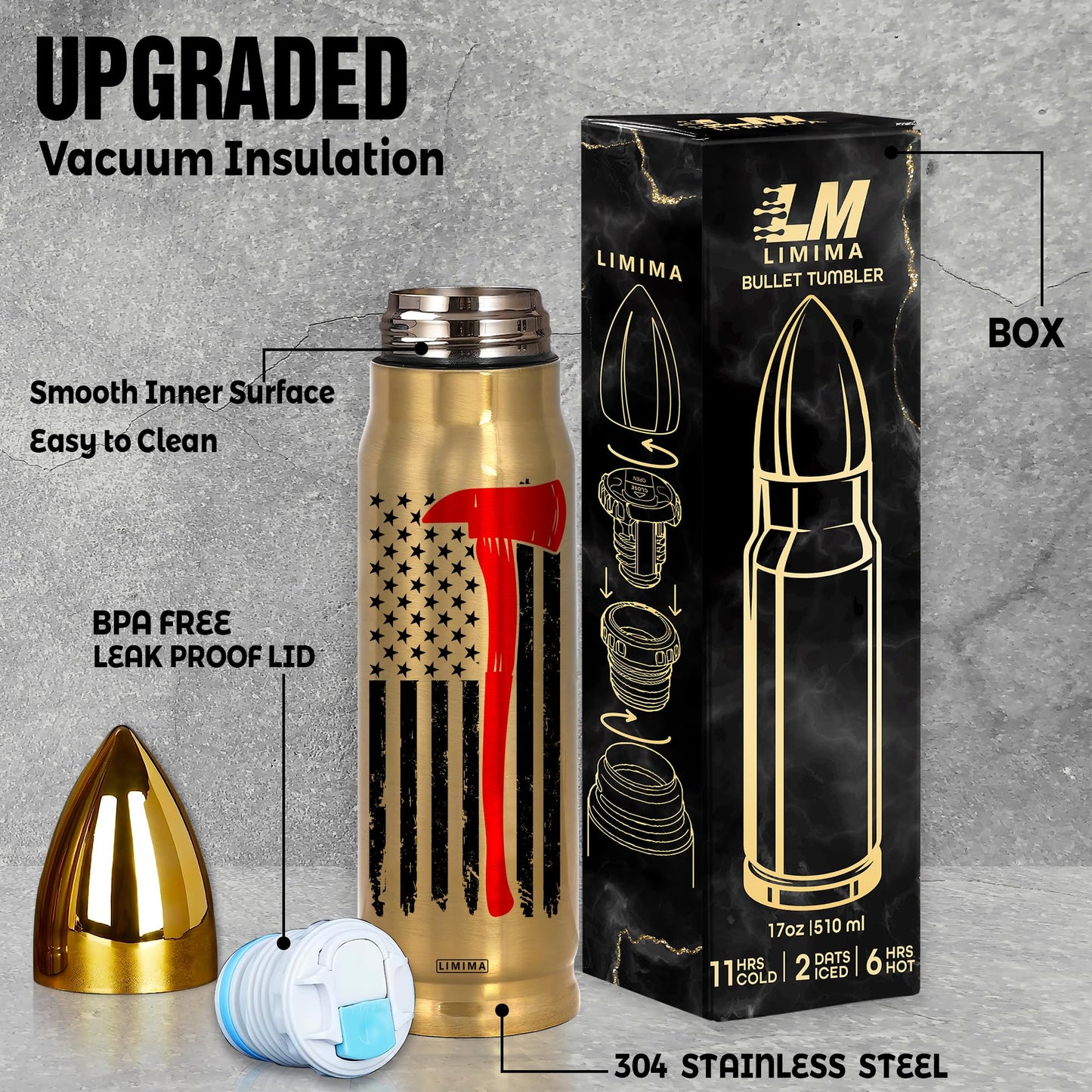 Veteran Gifts – Veteran Tumbler, Tumbler for Veterans, Army, Navy, Air Force, Marine Corps – Fathers Day, Birthday, Veterans Day Gift for Men, Him