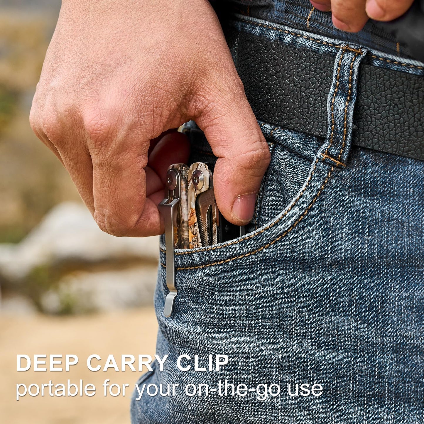 Multitool, 17-in-1 Stainless Steel Multi Tool Pliers with Self-Locking, Pocket Knife, Nylon Sheath, Professional (EDC) Multi-Tool for Survival, Camping and Hunting, Hiking, Simple Repair